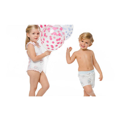 Exclusive Blue Santa Swim Trunk