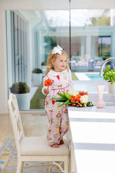 Sleeveless Rebecca Romper Pink and Plentiful