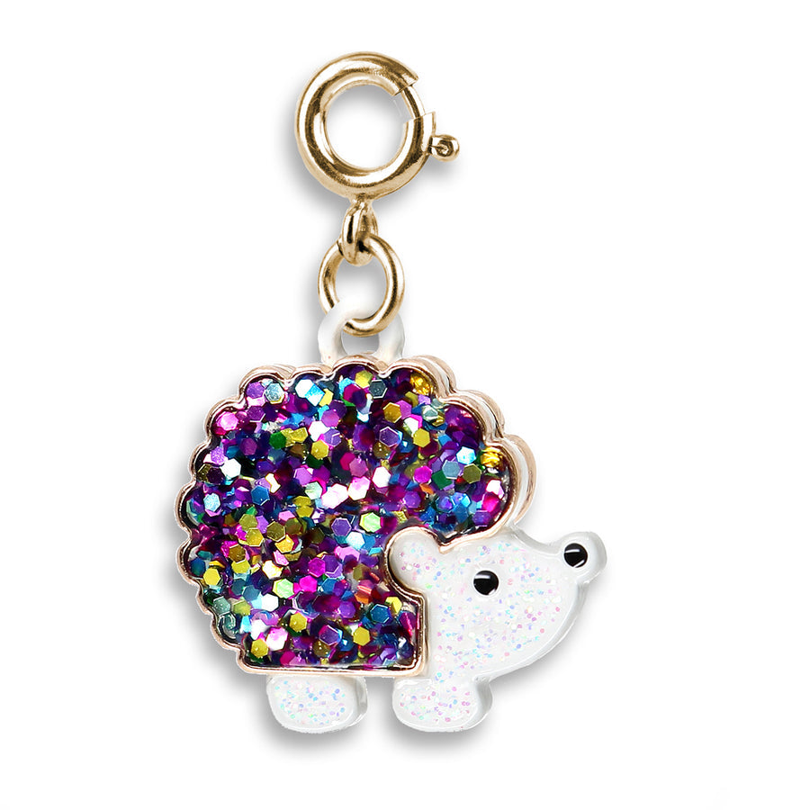 Charm It! Gold Glitter Hedgehog Charm