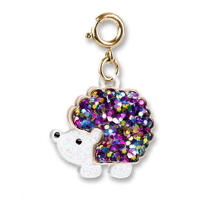 Charm It! Gold Glitter Hedgehog Charm