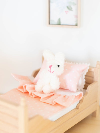 Dollhouse Plush Bunny Stuffed Animal | Multiple Colors: Pink