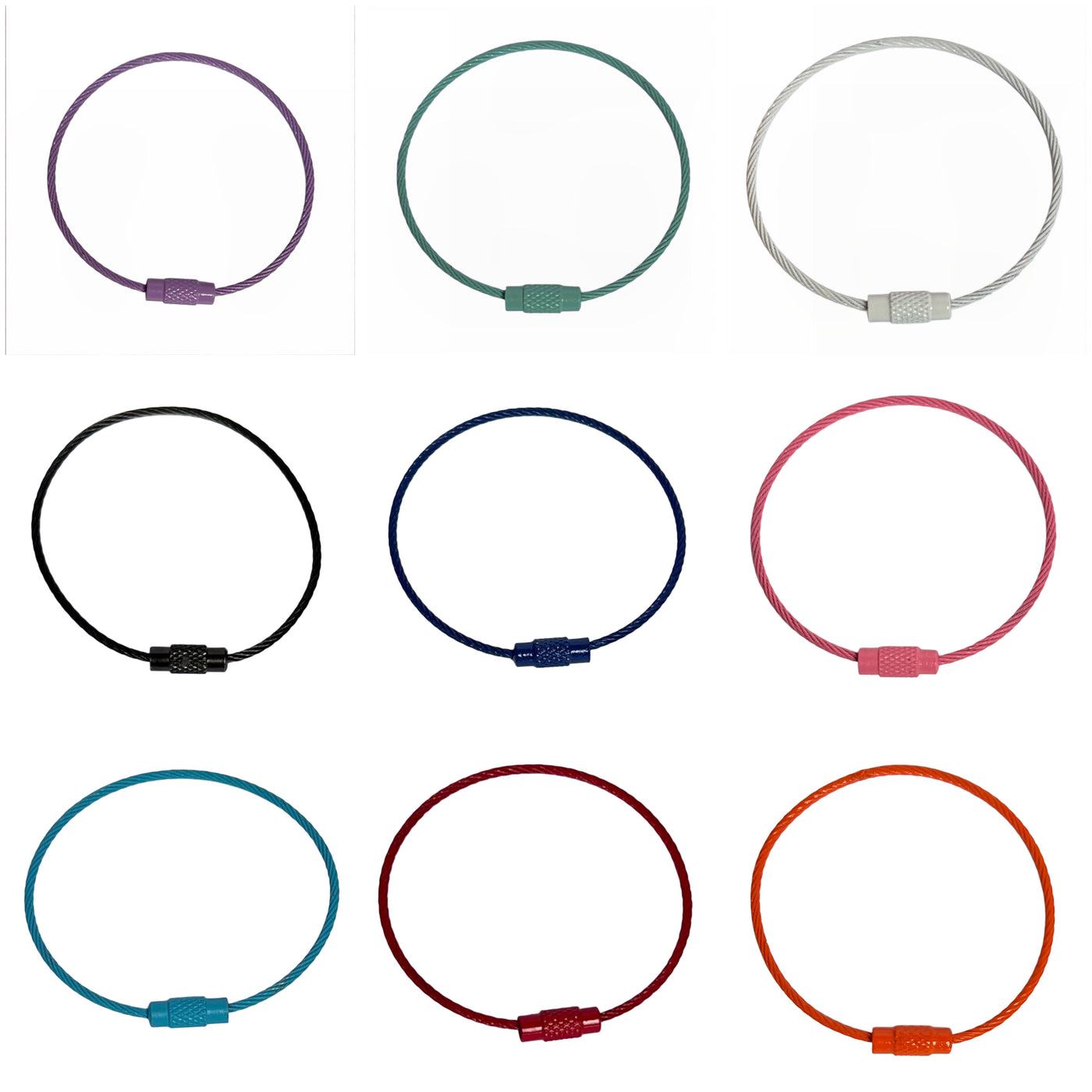 Single Chain Charm Bracelet (9 Colors)