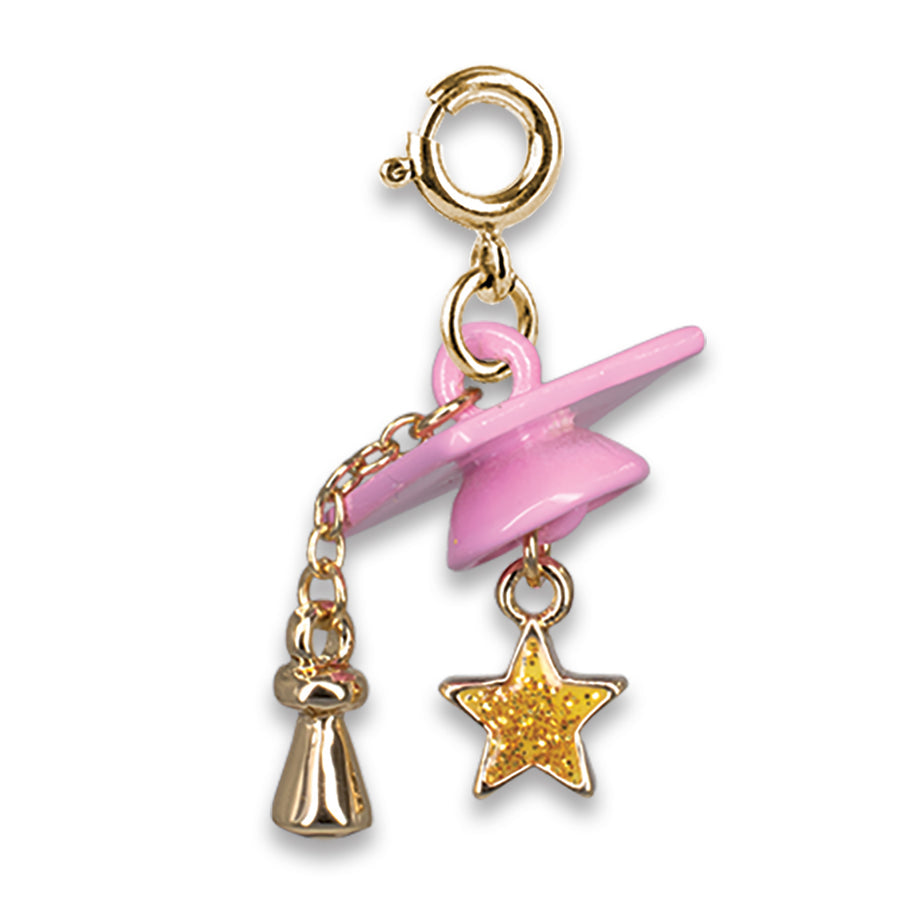 Charm It! Gold Graduation Cap Charm