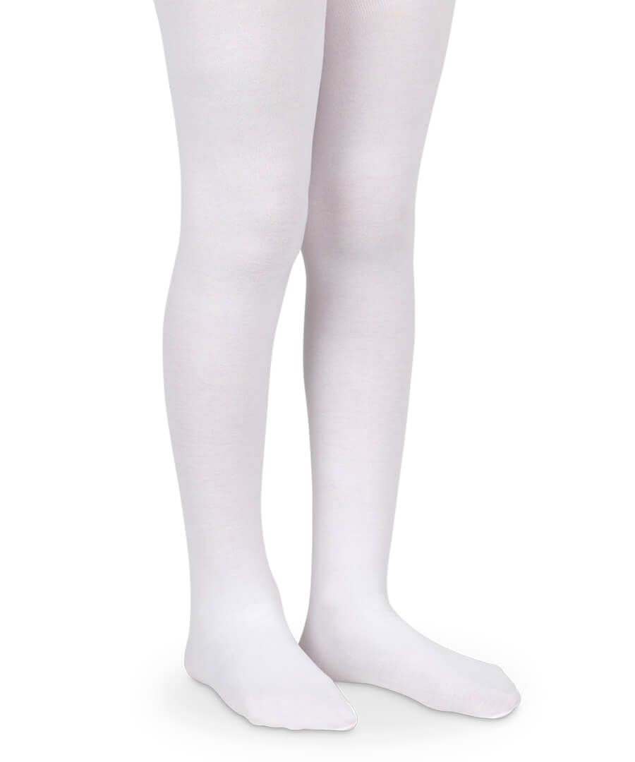 Pima Cotton Tights White