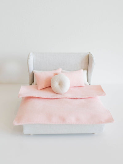 Dollhouse Double Bedding Set | Soft Pink
