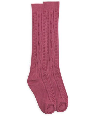 Fashion Cable Knee High Socks