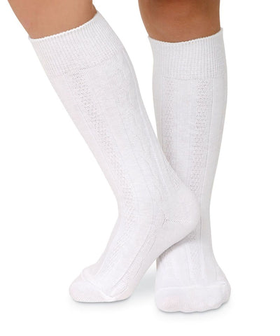 Fashion Cable Knee High Socks