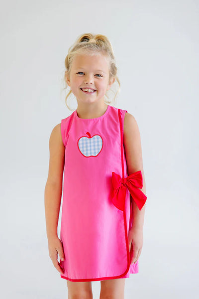 Wilma Wrap Dress Romany Rose Rich Red Apple