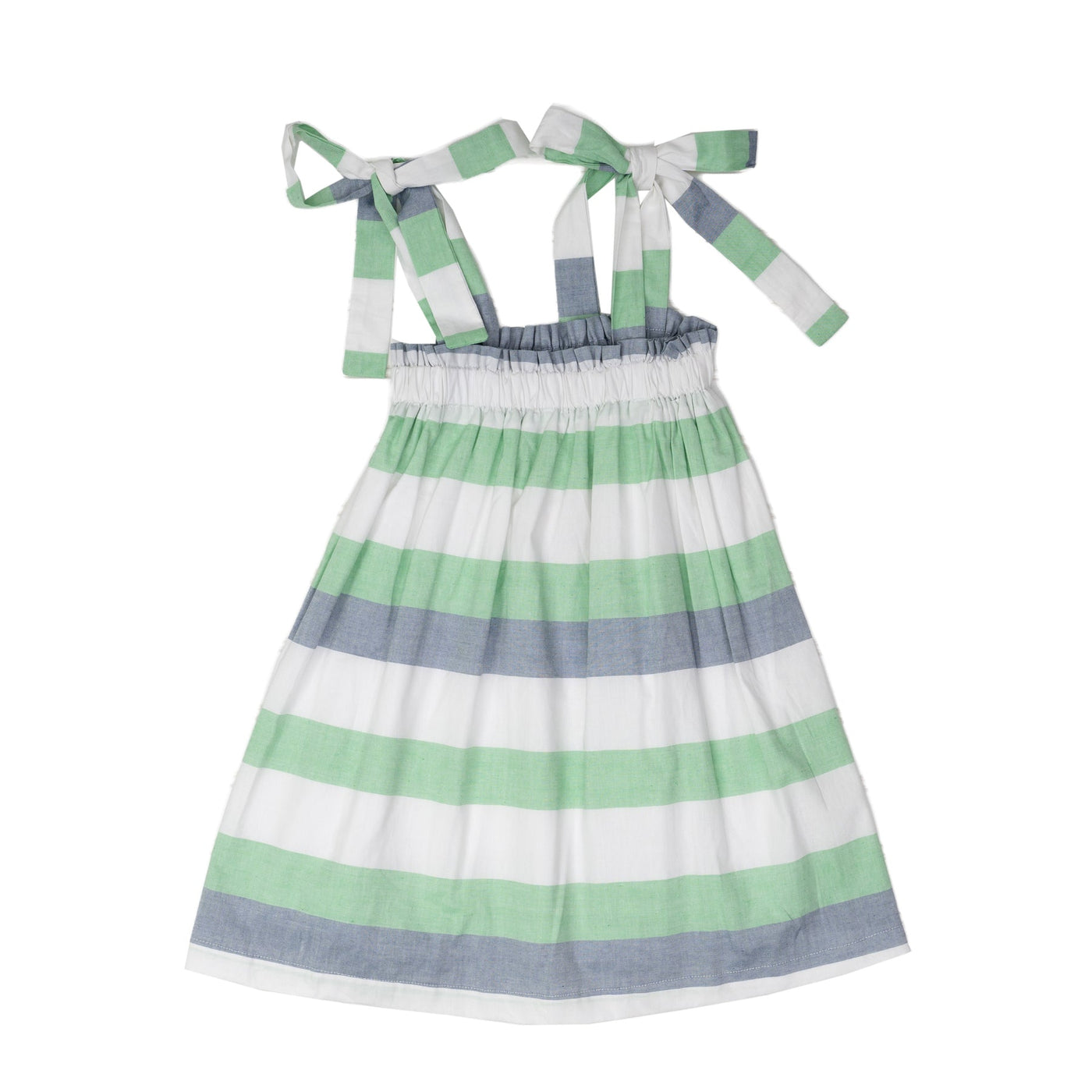 Lola Green and Blue Stripe Dress