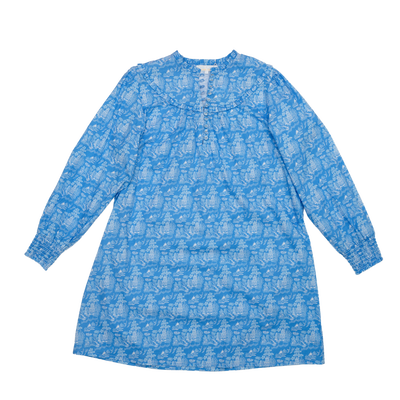 Ann Pepper Mom Dress Blue Chic
