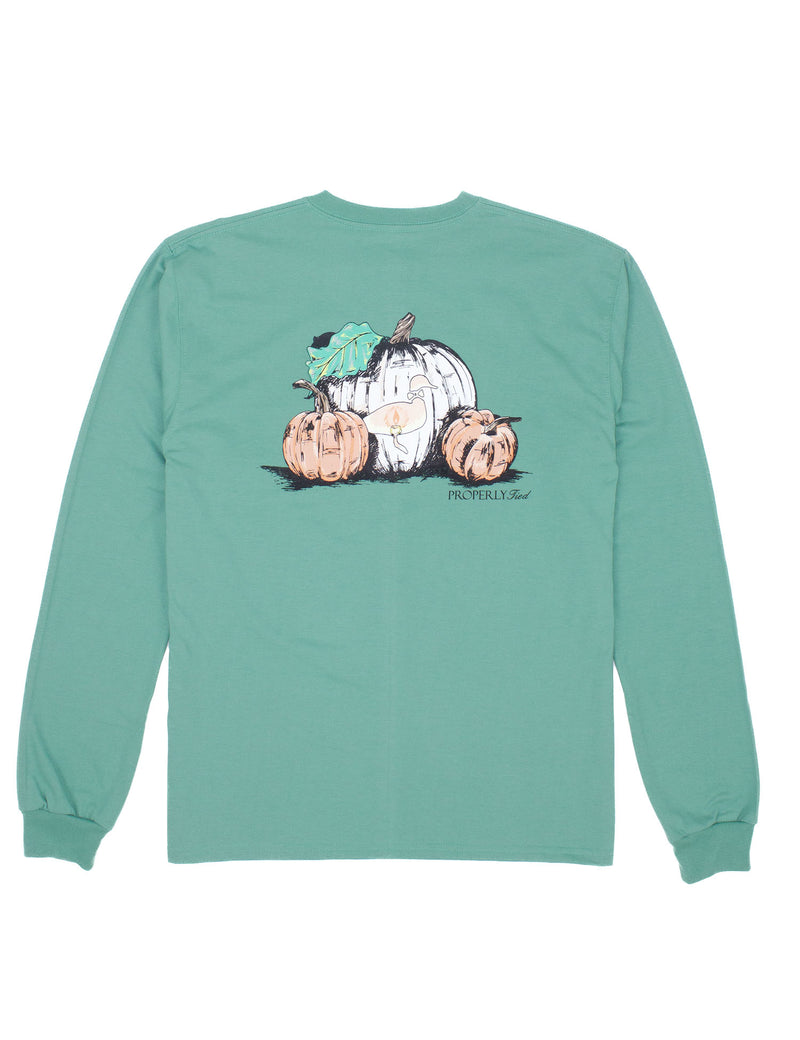 LD Duck O' Lantern LS Tee Ivy