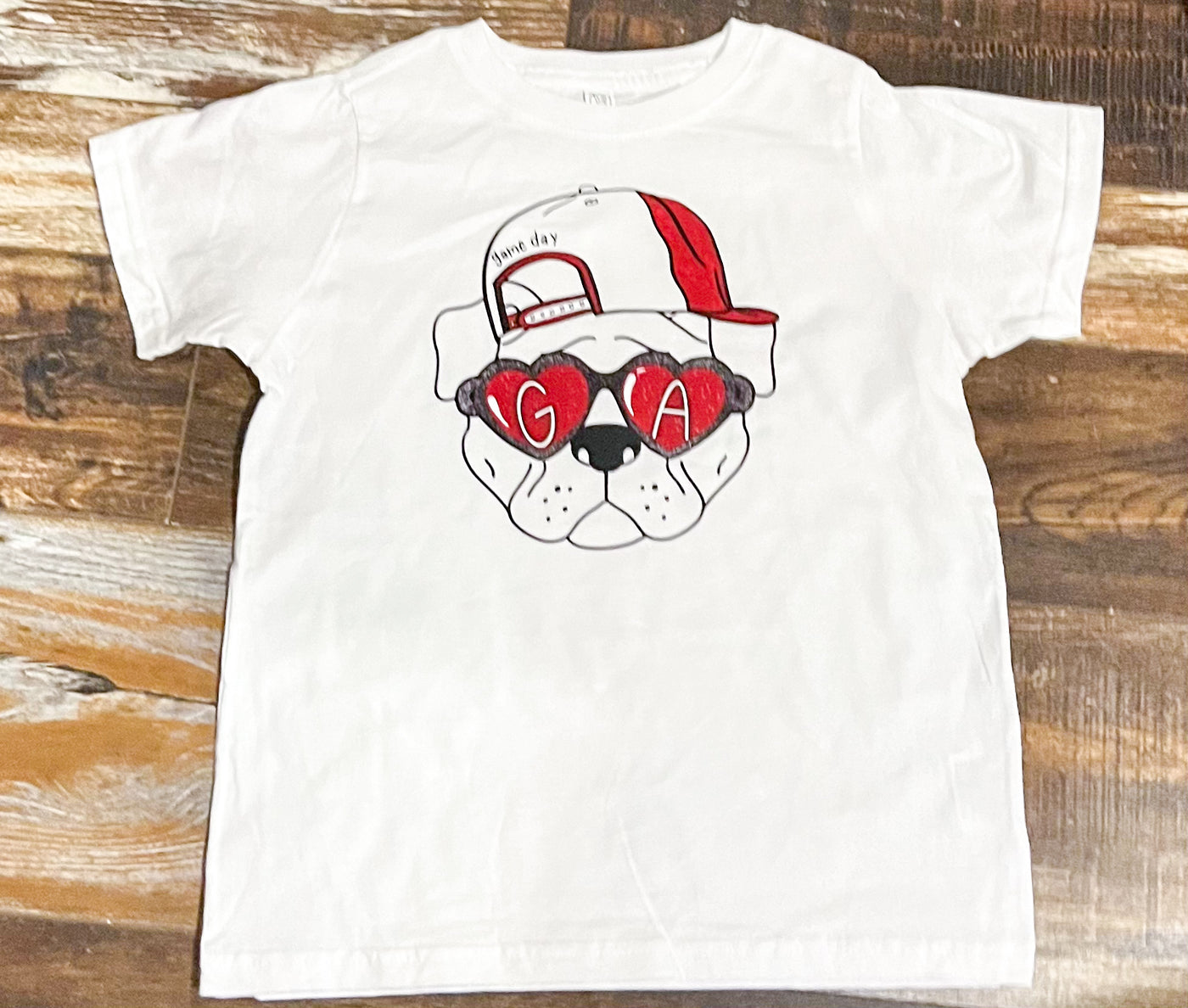 Bulldogs Mascot Hat Glasses T Shirt