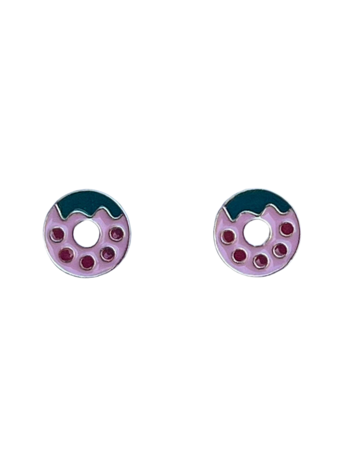 Multicolor Donut Earrings