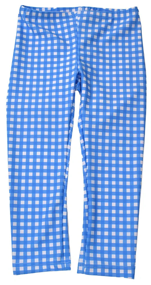 Leggings - Blue Check