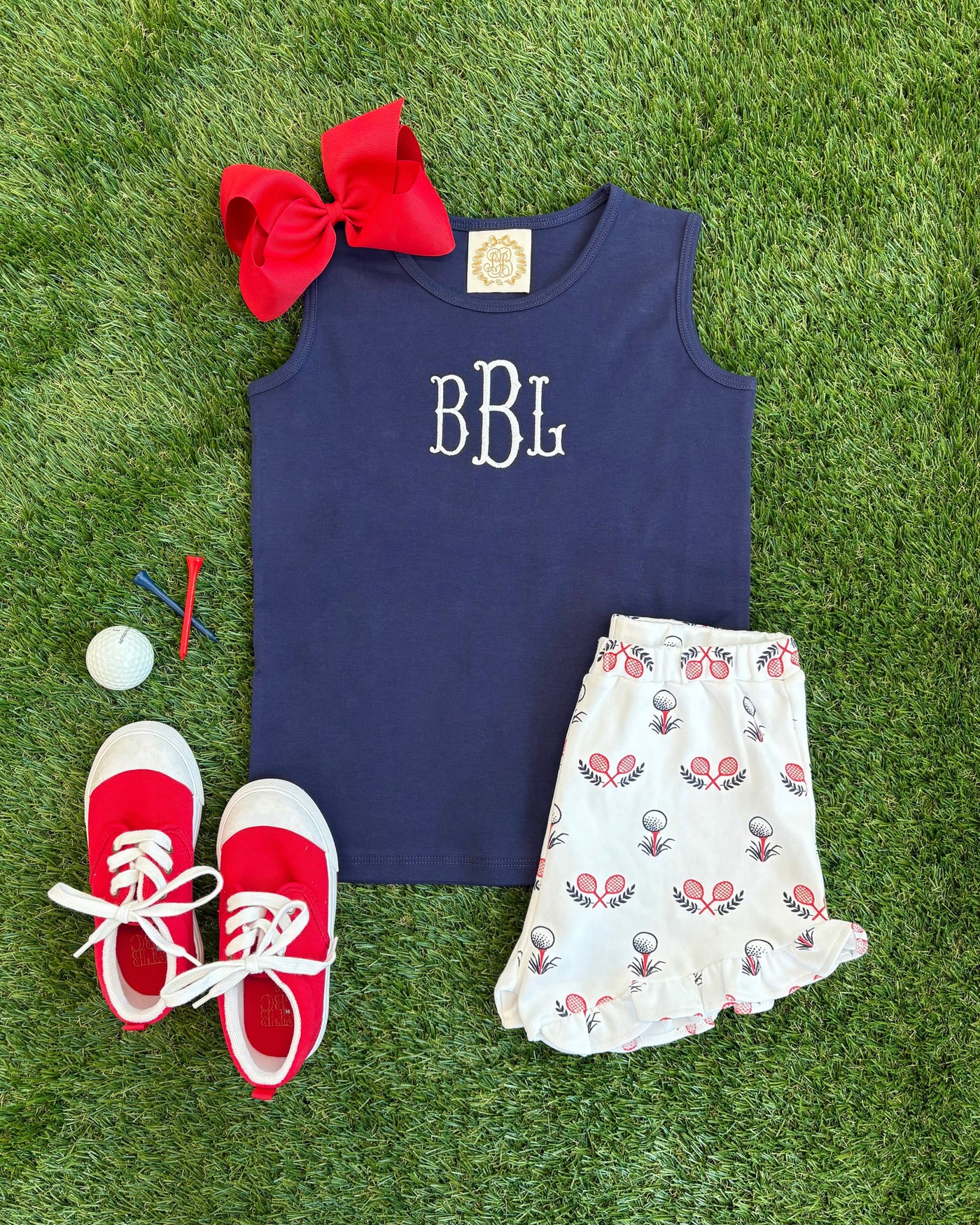 Tay Tay Tank Nantucket Navy