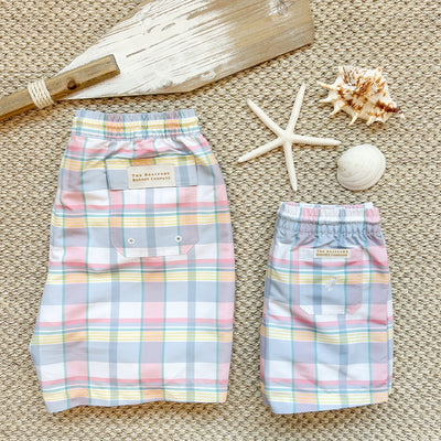 Tortola Swim Trunks Tennis Pro Plaid