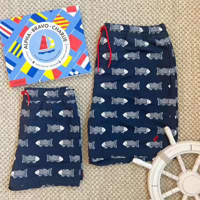 Toddy Swim Trunks Fairfield Fish