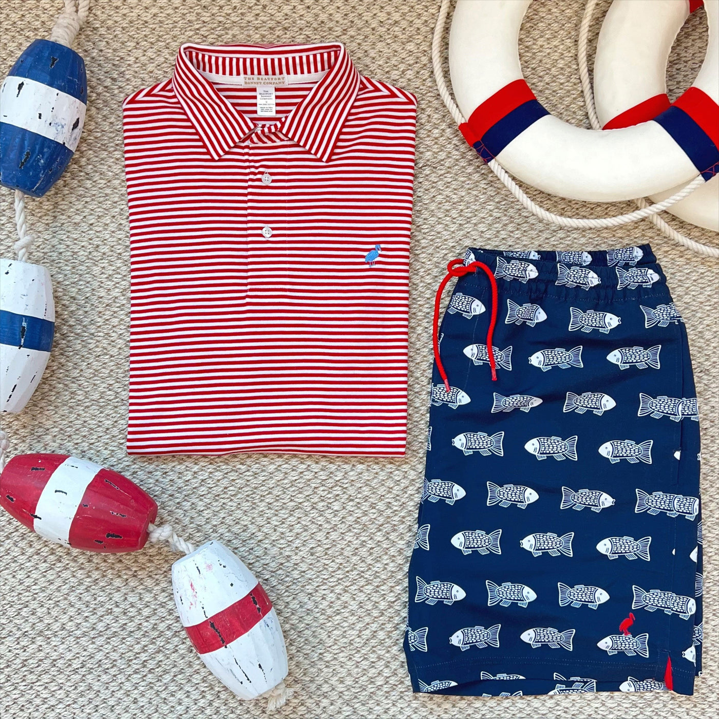 Toddy Swim Trunks Fairfield Fish