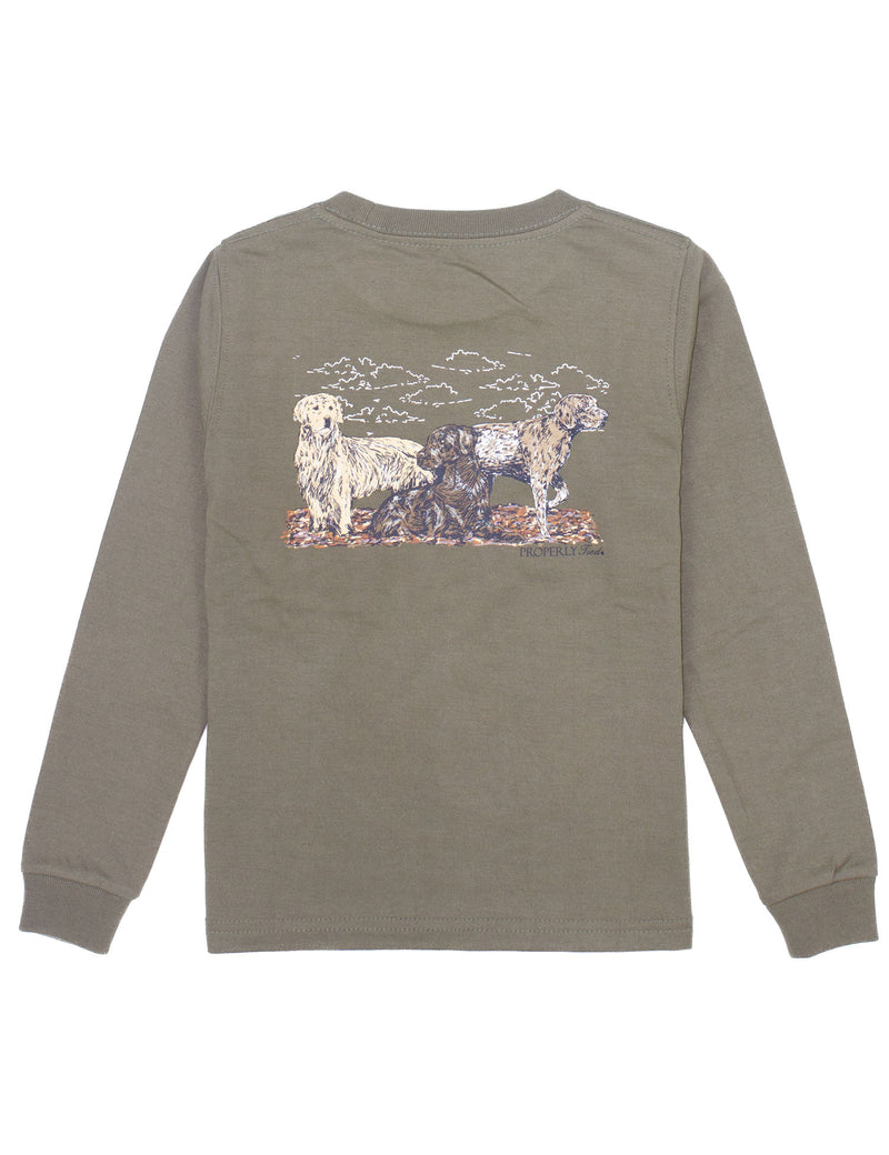 LD Hunting Dogs LS Tee Tan