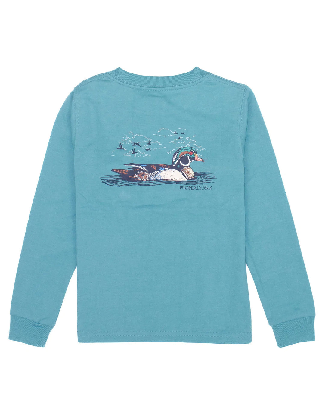 LD Wood Duck LS Tee Emerald