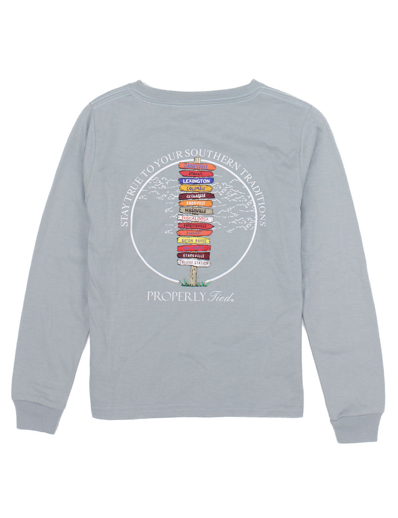 LD Stay True LS Tee Chrome Gray