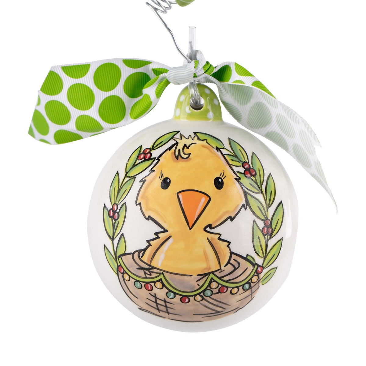 Yellow Chick Baby's 1st Christmas Ornament