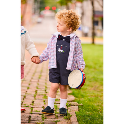 Embroidered Sheepdog Romper