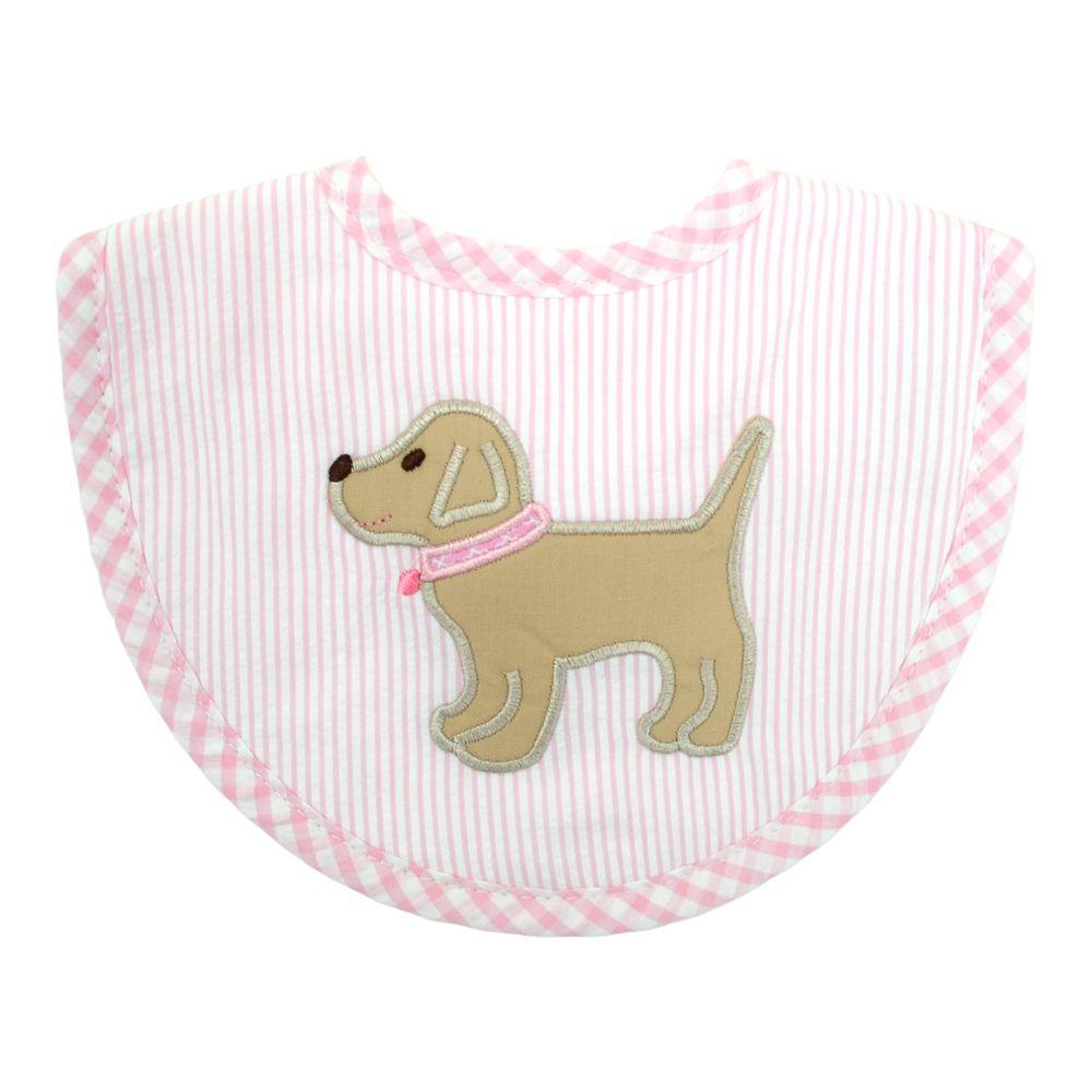 Pink Lab Puppy Medium Bib