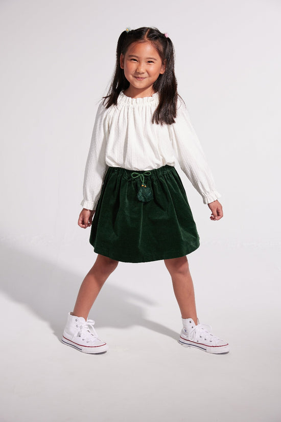 Tory Top White Pointelle