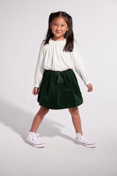 Tory Top White Pointelle
