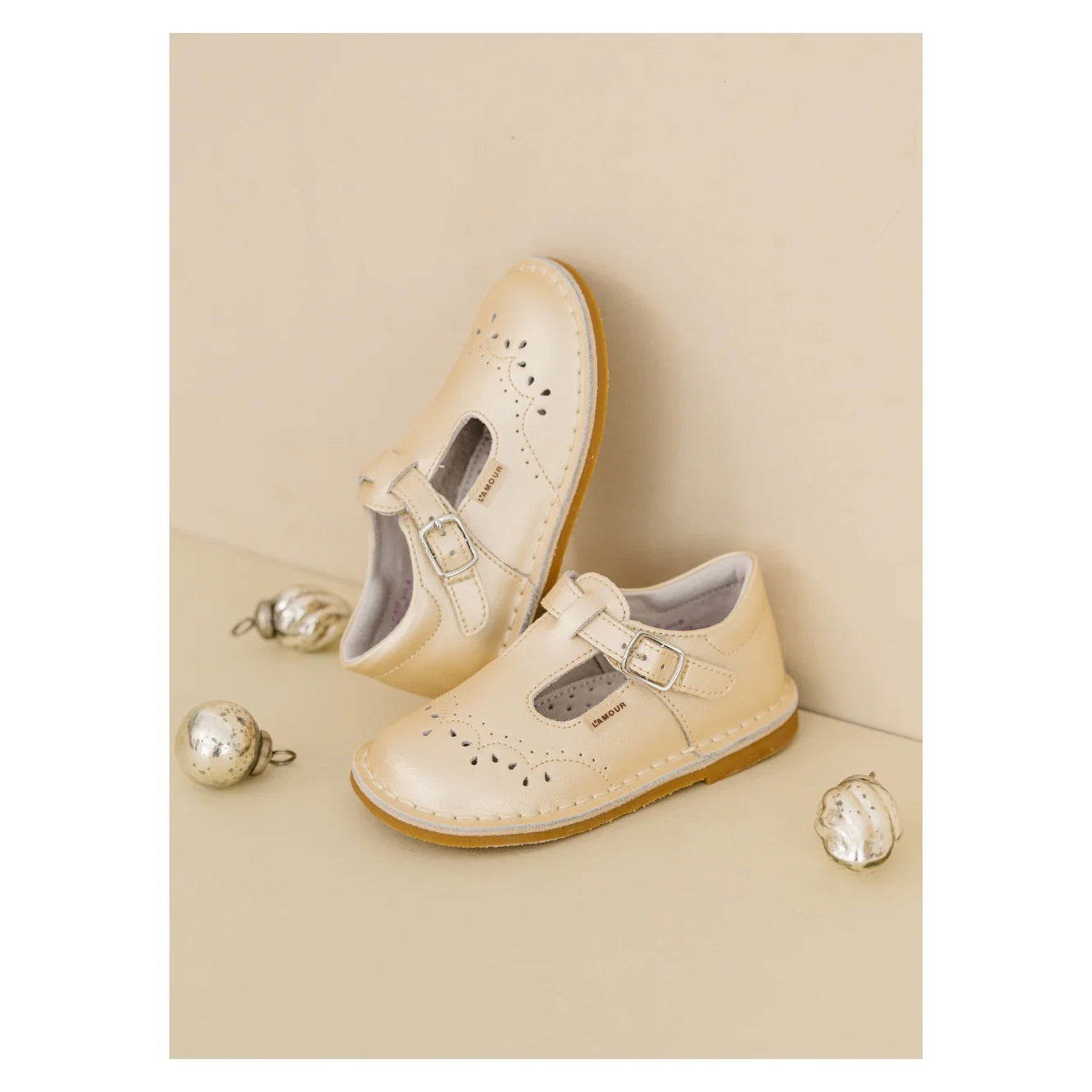 Ruthie T Strap Mary Jane Champagne