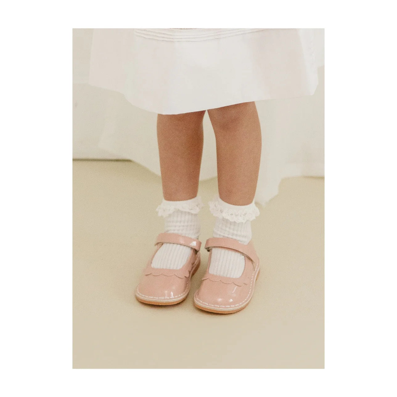 Violette Petal Mary Jane Patent Rose