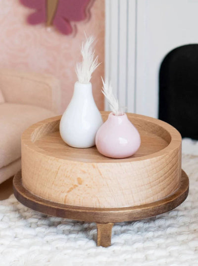 Dollhouse Vase Set | Pink + White