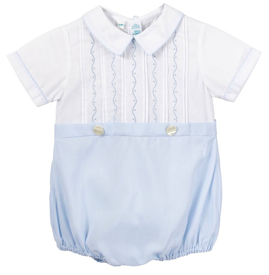 Embroidered Mock 2 Piece Creeper