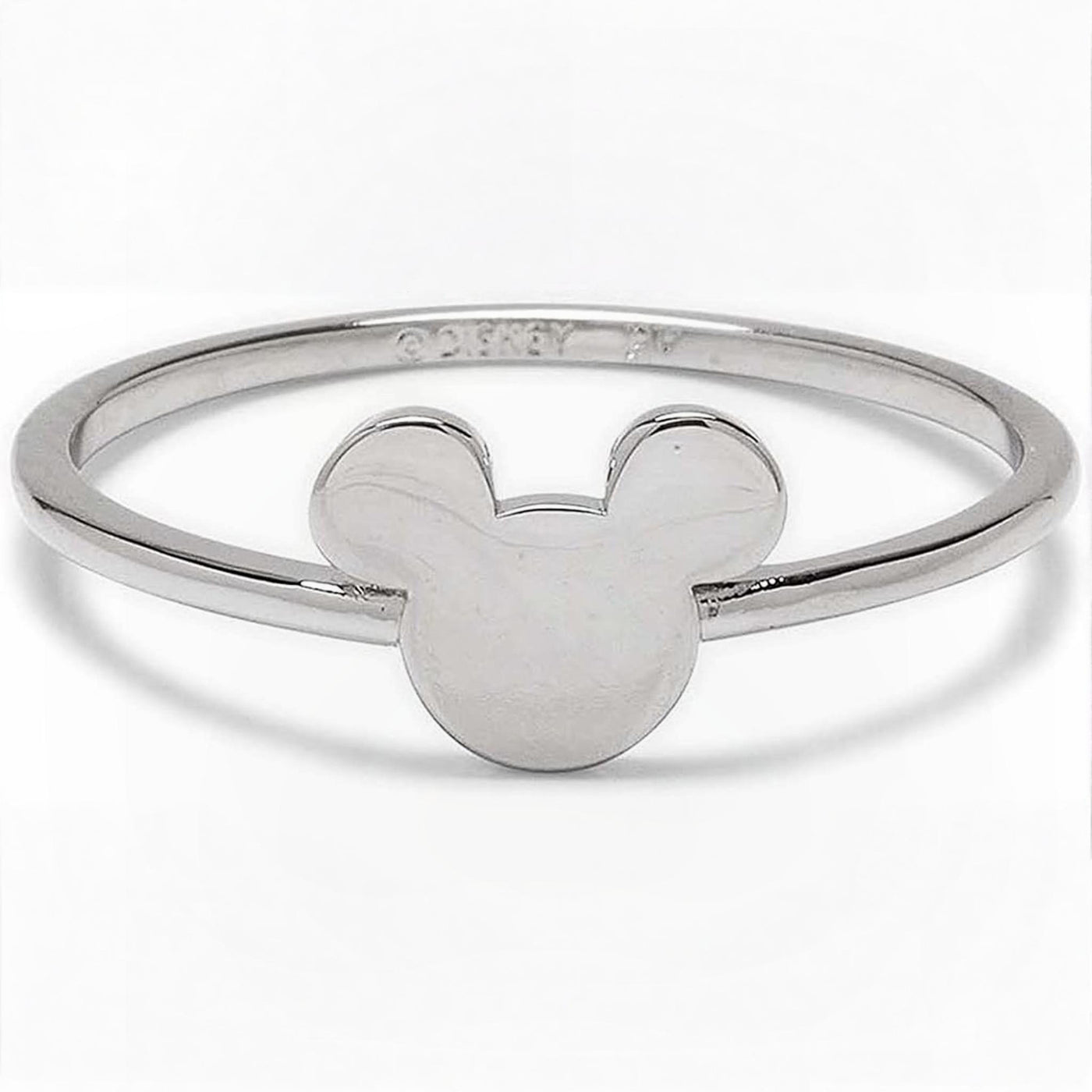 Small Flat Mickey Head Ring (2 Colors)