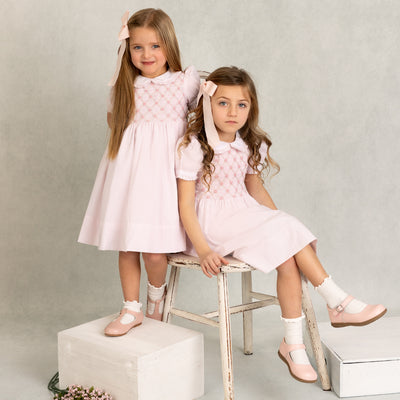 Dainty Smocked Floral Dress