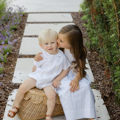 Whisper Linen Empire Sash Dress