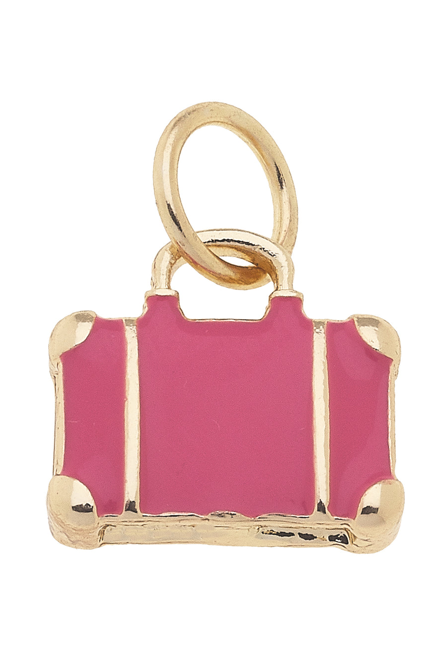Suitcase Charm Fuchsia