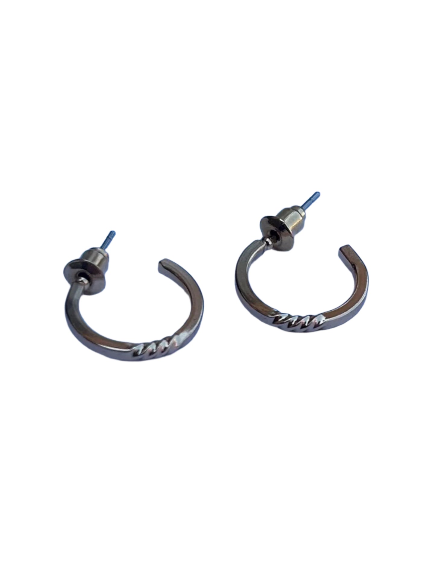 Gold Radiant Hoop Earrings