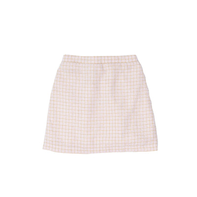 Kimberly Pink Brown Tweed Skirt