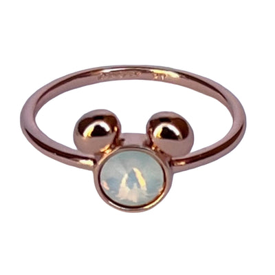 Mickey with Opal Stone Ring (2 Colors)