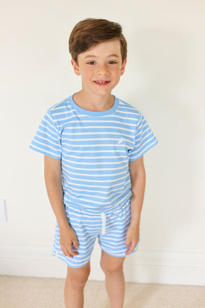 Carter Crewneck Sarasota Sky Stripe