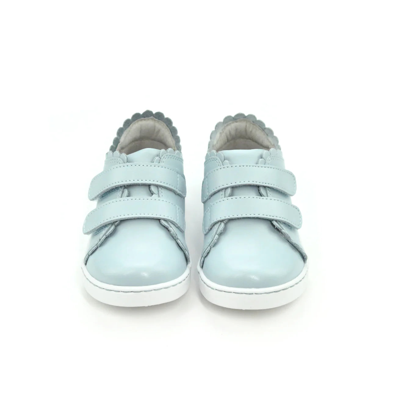 Caroline Scalloped Sneaker Light Blue