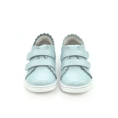 Caroline Scalloped Sneaker Light Blue