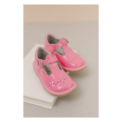 Ruthie Stitched Mary Jane Patent Malibu Pink