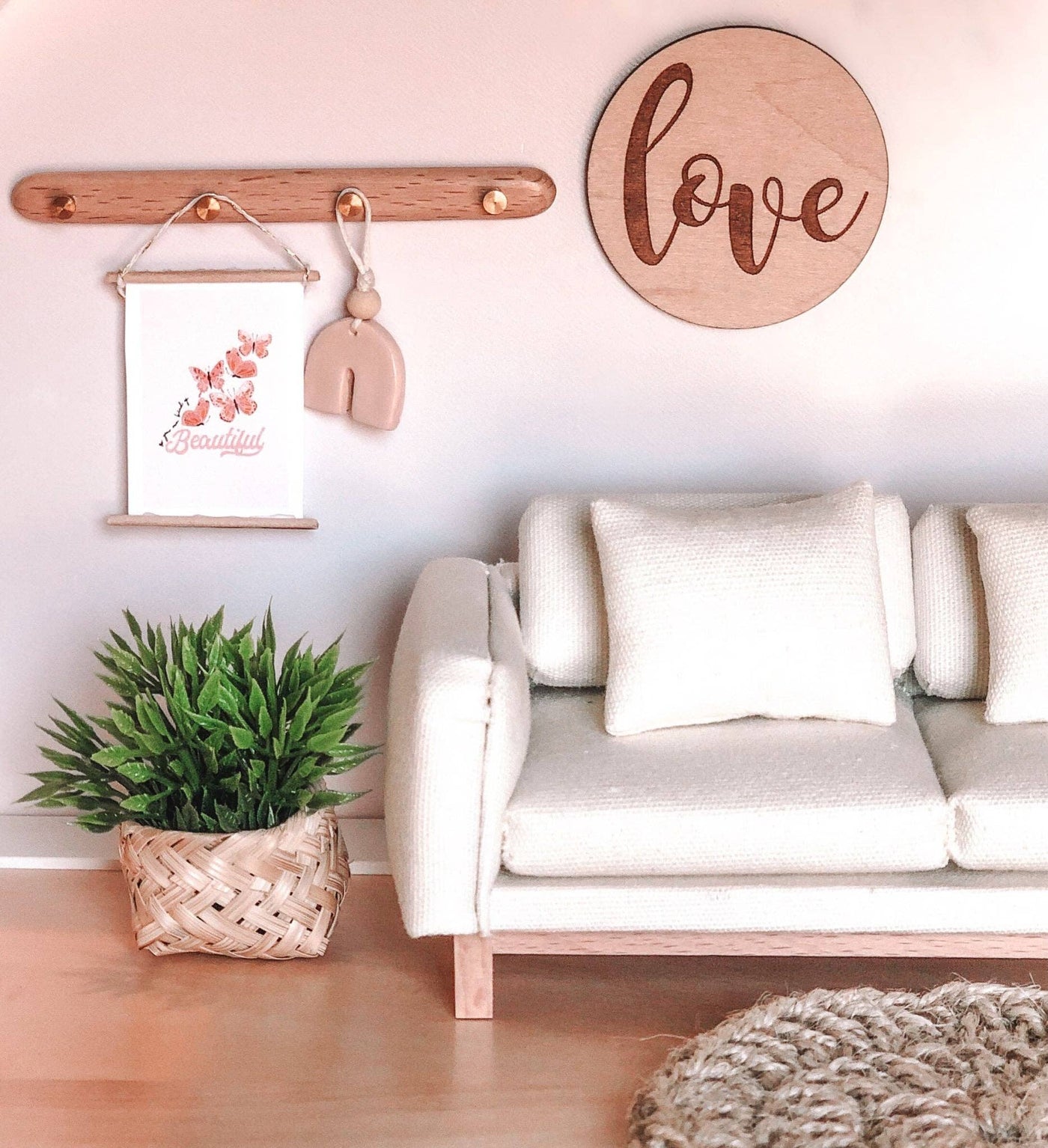 Camden Frame Sofa | Warm White