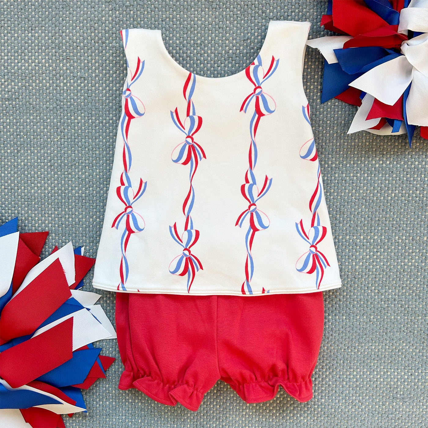 Bettye Bloomer Set America's Birthday Bows