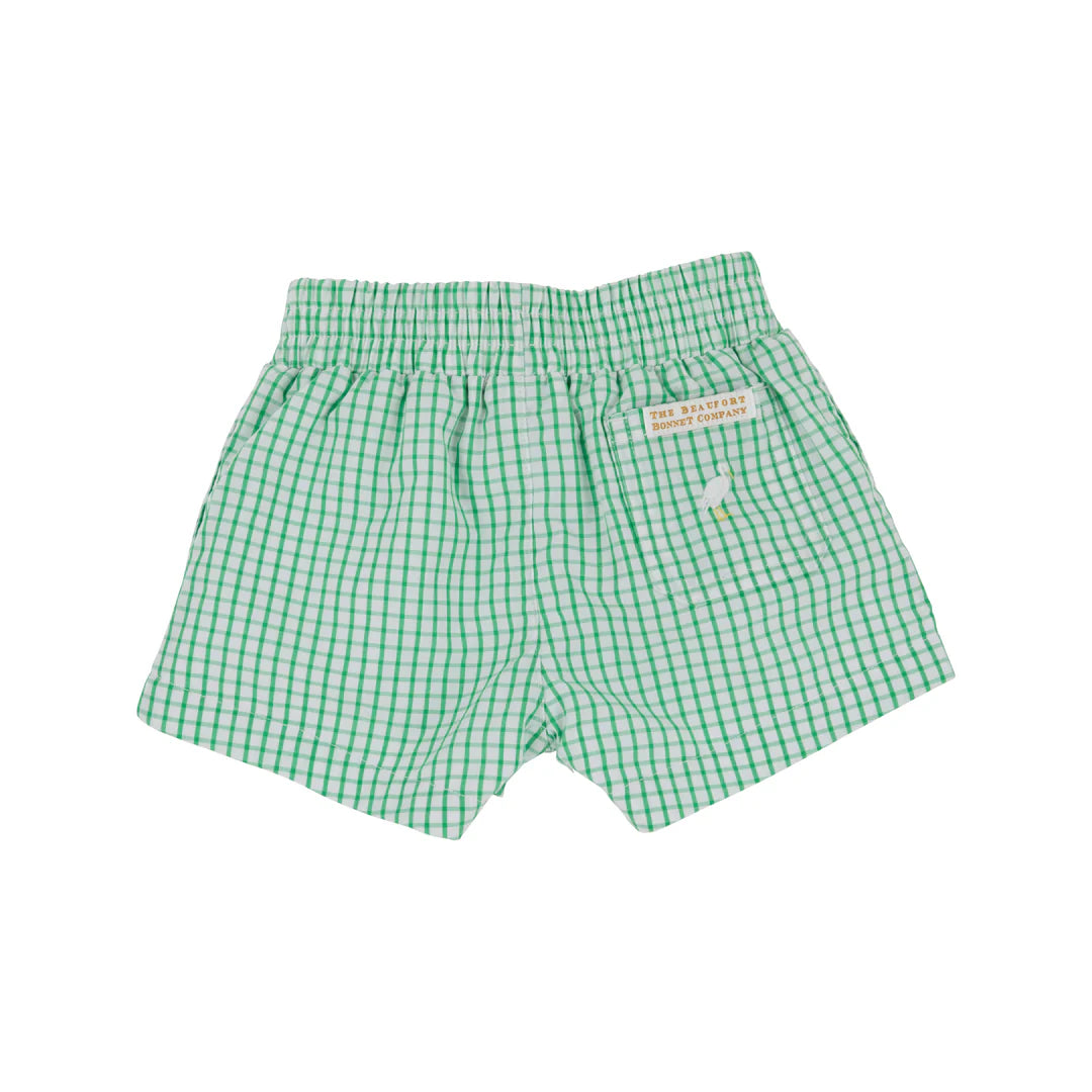 Sheffield Shorts Kiawah Kelly Green Windowpane