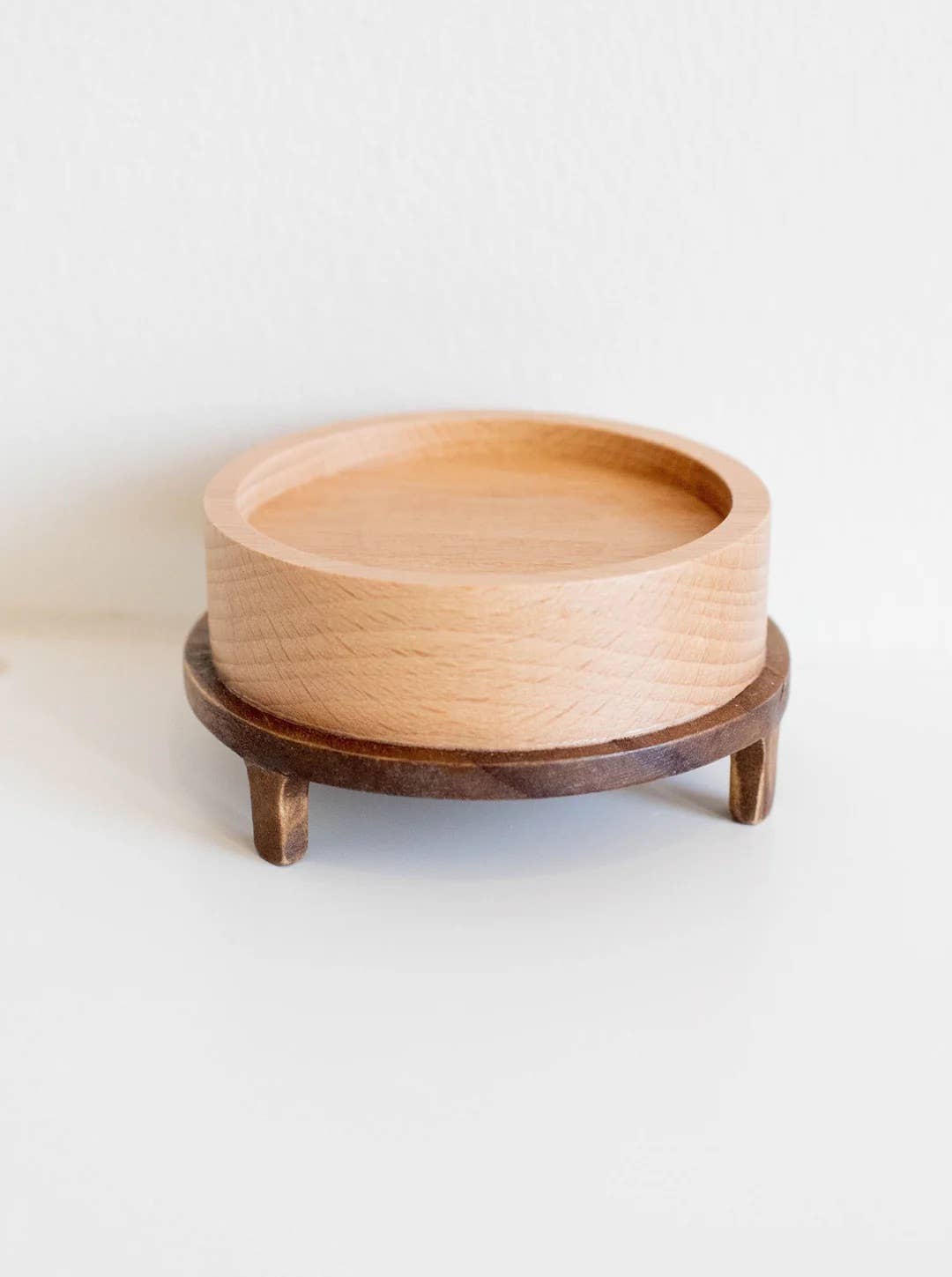 Dollhouse Salerno Round Wood Two-Tone Coffee Table