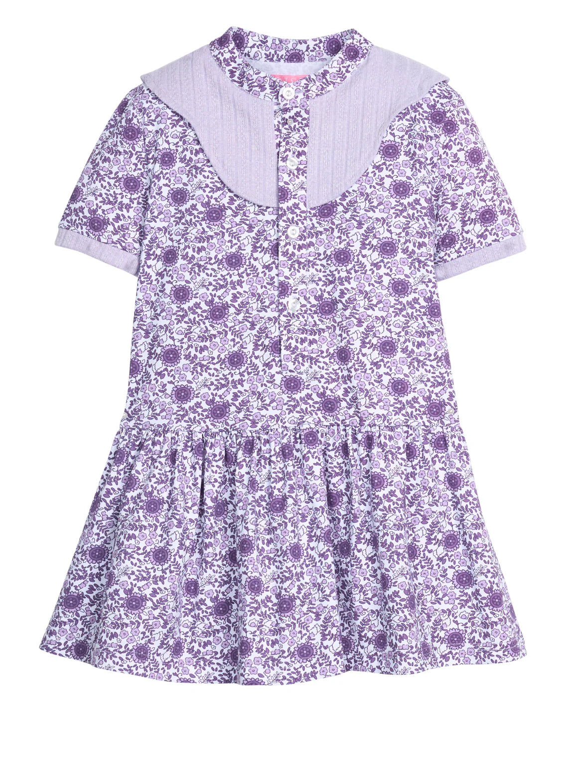 Molly Dress Lavender Vine Floral